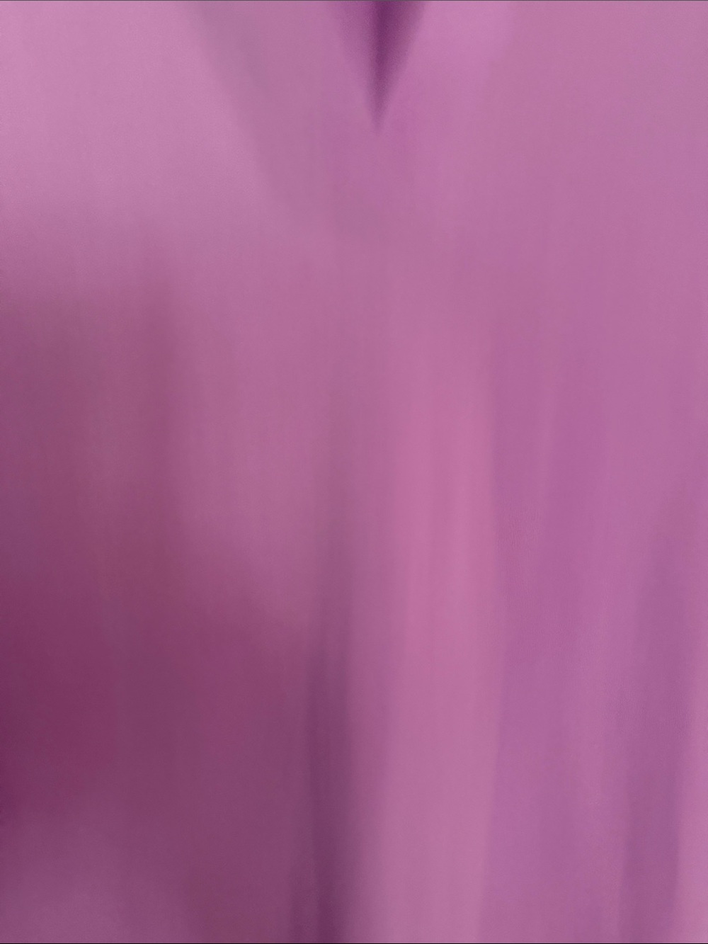 Relaxed V-Neck 3/4 Sleeve Tunic in Light Purple - Picture 2 of 3